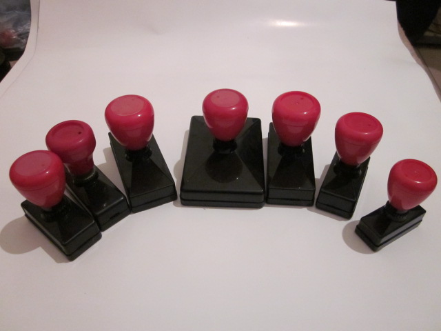 原子长方形印章